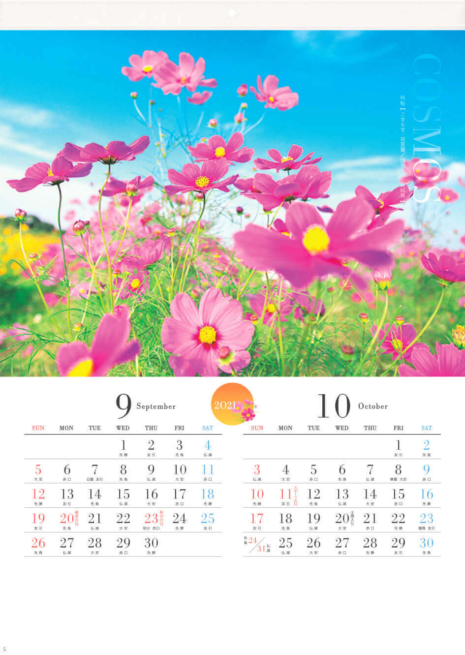Ac 2 四季の花 21年カレンダー 桜 椿などの花の写真カレンダー カレンダーの通販サイト E カレンダー Com 1部からでも送料無料 でお届け