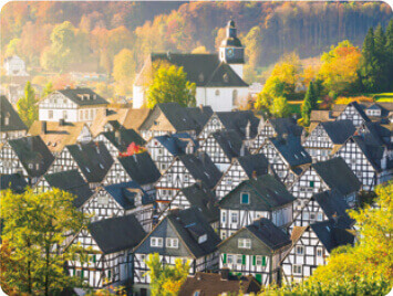 9-10月 アルターフレッケン ドイツ 世界のかわいい街と家 2022年カレンダーの画像