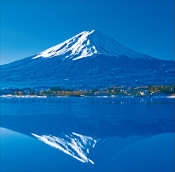 1-2月 河口湖と富士山-山梨 美しい水辺(フィルムカレンダー) 2022年カレンダーの画像