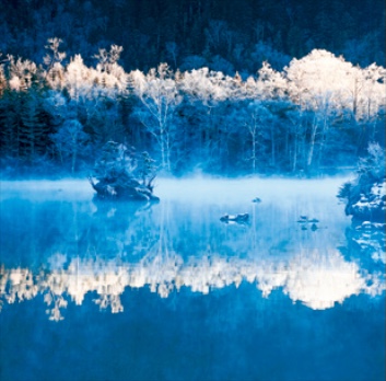 11-12月 阿寒湖-北海道 美しい水辺(フィルムカレンダー) 2022年カレンダーの画像