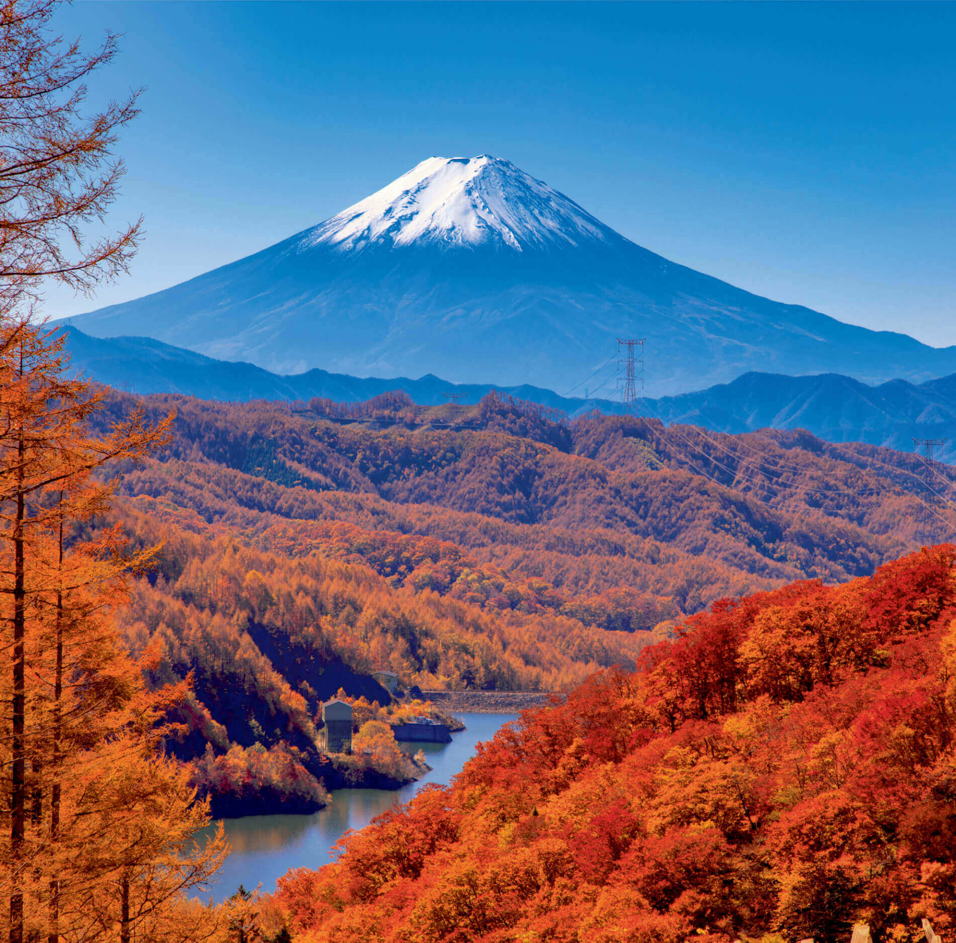 9-10月 大菩薩峠より(山梨) 富士山(フィルムカレンダー) 2022年カレンダーの画像
