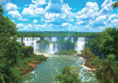 8月 イグアス国立公園 アルゼンチン・ブラジル 魅惑の世界遺産 2022年カレンダーの画像