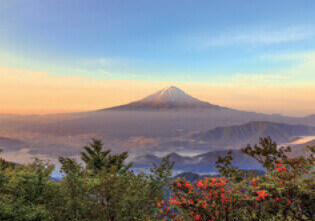 6月 新道峠より富士山(山梨) 天地自然・森田敏隆写真集 2022年カレンダーの画像
