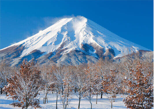12月 富士吉田市より(静岡) 富士十二景 2022年カレンダーの画像