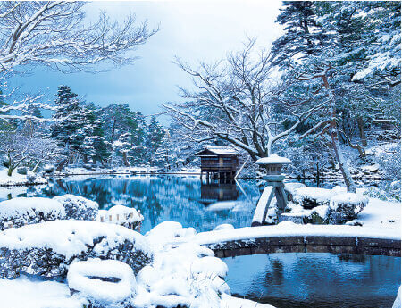 12月 兼六園(石川) ザ・日本 2023年カレンダーの画像