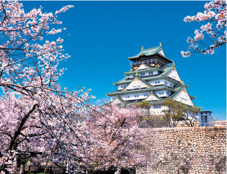 4月 大阪城(大坂) ザ・日本 2023年カレンダーの画像