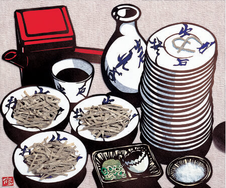 切り絵作家久保修出石焼き絵皿5皿セット 切り絵作家久保修出石焼き絵皿5皿セット