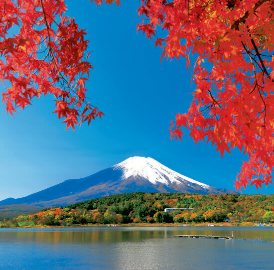 9/10月 山中湖より(山梨) 富士山(フィルムカレンダー） 2023年カレンダーの画像