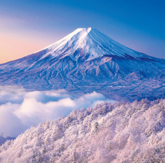 11/12月 三つ峠山より(山梨) 富士山(フィルムカレンダー） 2023年カレンダーの画像