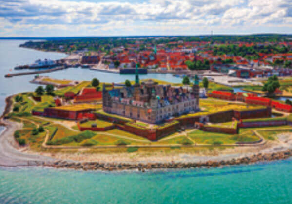 10月 クロンボー城 (デンマーク) 魅惑の世界遺産 2023年カレンダーの画像