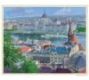 1/2月　ドナウの街(ハンガリー) 欧羅巴を描く 小田切訓 2024年カレンダーの画像
