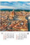 9/10月　フィレンツェ(イタリア) ワイドヨーロッパ(フィルムカレンダー) 2024年カレンダーの画像