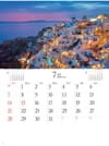 サントリーニ島(ギリシャ) エンドレスシティ・世界の夜景 2024年カレンダーの画像