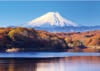 11月　狭山湖より紅葉と富士山(埼玉) 富士十二景 2024年カレンダーの画像