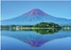 6月　川口湖畔より逆さ富士(山梨) 富士十二景 2024年カレンダーの画像