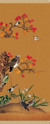  名作花鳥六選 2025年カレンダーの画像