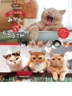 NK-33 ねこと生活 -みかんとじろうさんち- 2025年カレンダー