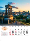 エディンバラ（イギリス） 世界の景観 2025年カレンダーの画像
